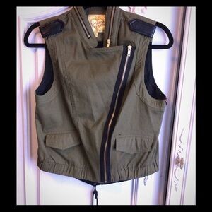 Vera Wang Military Vest